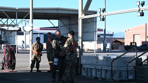 57th Wing Commander Brig. Gen. Lawrence Sullivan flies F-16 sortie