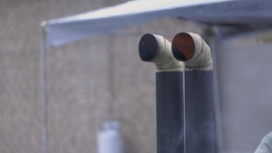 U.S. Army Corps of Engineers Baltimore District donated an 80-by-40-foot building to Hyner Lodge Foundation