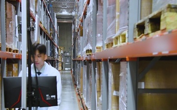 DLA demonstrates AI toolkit for modern logistics - Open Caption