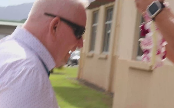 Medal of Honor Recipient Donald E. Ballard Visits Branch Health Clinic Kaneohe Bay, MCBH