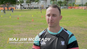 Courtney Rugby Club Joins Locals in Cultural Exchange