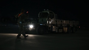 Airmen prepare cargo for transport in support of AFCENT exercise