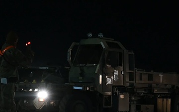 Airmen prepare cargo for transport in support of AFCENT exercise