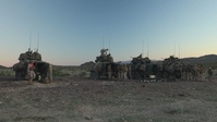 Marines with 1st LAR execute platoon attacks