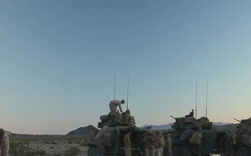 Marines with 1st LAR execute platoon attacks