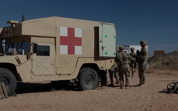 1st Armored Division Conducts E3B Casualty Evacuation Lanes