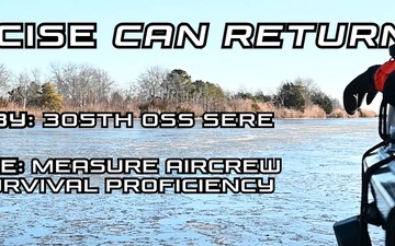 305th OSS SERE teaches others how to survive at sea