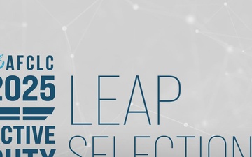 2025 LEAP Active Duty Officer and Enlisted Selects