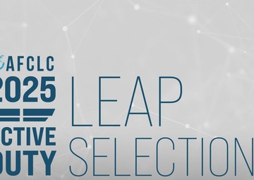 2025 LEAP Active Duty Officer and Enlisted Selects