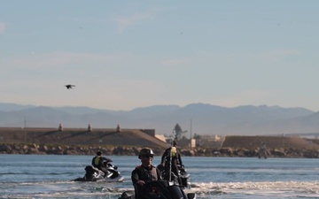 U.S. Coast Guard conducts jet ski training offshore San Diego