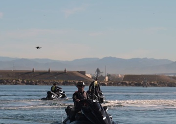 U.S. Coast Guard conducts jet ski training offshore San Diego