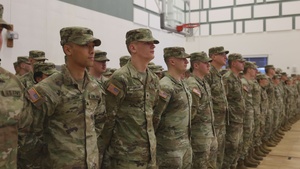 34th Military Police Company deployment ceremony