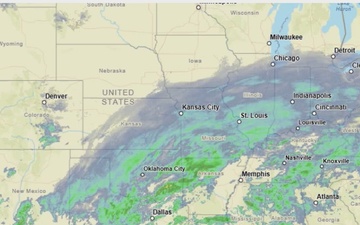 USACE Winter Storm Response Status Update (Captions Burned On Screen)