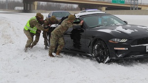Arkansas National Guard Supports Public Safety During Winter Storm Fern