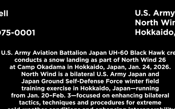 Cold Weather Flight at North Wind 26