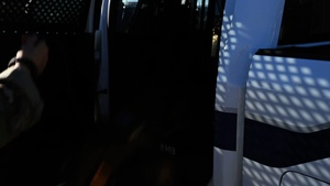 MWD area search exercise at F.E. Warren Air Force Base