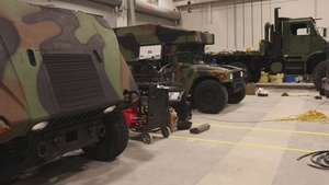 2nd Marine Logistics Group Maintains Humvees