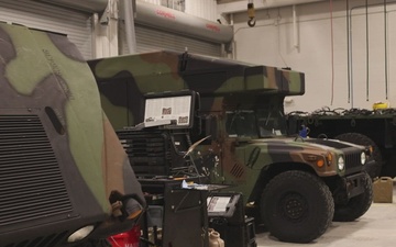 2nd Marine Logistics Group Maintains Humvees