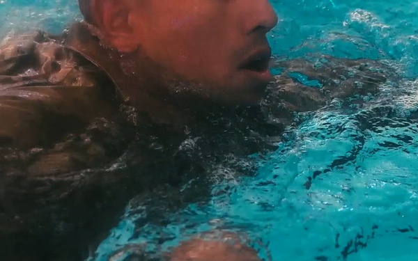 2026 U.S. Army Best Medic Competition Day 1: Combat Water Survival Test