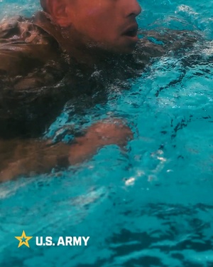 2026 U.S. Army Best Medic Competition Day 1: Combat Water Survival Test