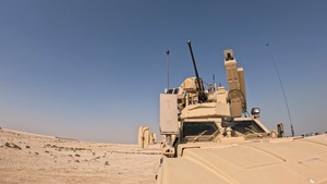 MRAP fires a Counter-Unmanned Aerial System