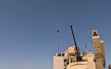 MRAP fires a Counter-Unmanned Aerial System