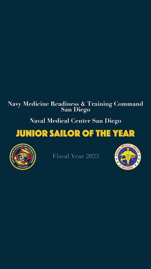 NMRTC San Diego Junior Sailor of the Year FY25
