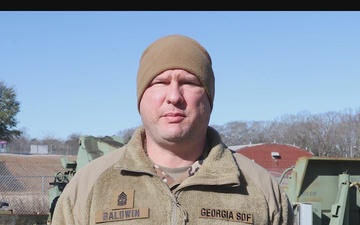 GSDF First Sergeant Reflects on Winter Storm Fern Mission (A-Roll)