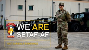 We Are SETAF, Africa: SGT Danielle Soberanis