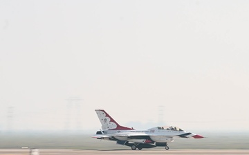 Thunderbirds visit Travis ahead of Air Show