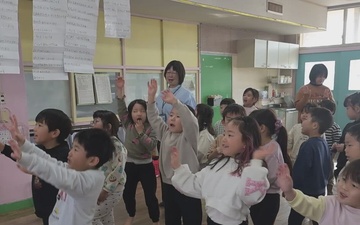 Volunteers From Marine Corps Air Station Iwakuni Visit Higashi Hoikuen, Japan 2026 (B-Roll)