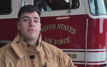 Red Helmet Firefighter