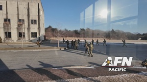 Pacific Update: U.S., Japan Self Defense Force Paratroopers Conducts Close Quarters Battle Training