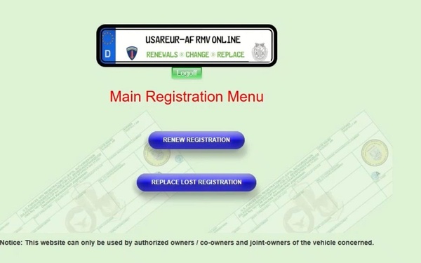 RMV 1 Renewals