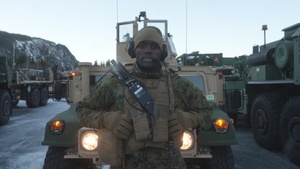 CORE26 | U.S. Marines Execute Tactical Convoy in Tromsdalen