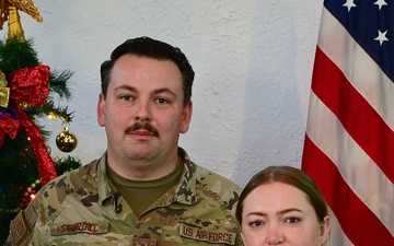 Holiday Greeting: SSgt Virginia Young and SSgt Jon Sturgill