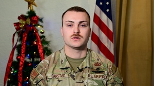 Holiday Greeting: TSgt Braden Barstad
