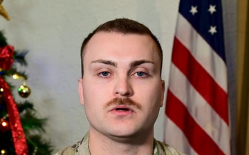 Holiday Greeting: TSgt Braden Barstad