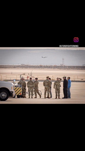Kingsley Field F-15 Eagles at NASA
