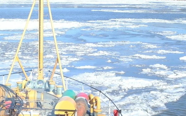 Coast Guard ice Breaking Operations New York Harbor