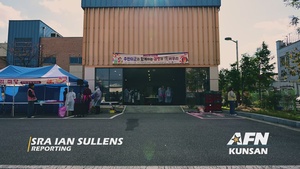 Airman unite with local community over kimchi for charity