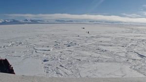 USCGC Polar Star (WAGB 10) conducts helicopter operation with the National Science Foundation in Antarctica during Operation Deep Freeze 2026