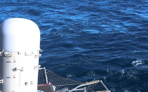 CIWS Live Fire Exercise aboard USS George H.W. Bush