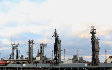 Replenishment-At-Sea aboard USS George H.W. Bush