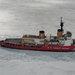 USCGC Polar Star (WAGB 10) escorts motor vessel Stena Polaris through the ice-covered Ross Sea to McMurdo Station during Operation Deep Freeze 2026