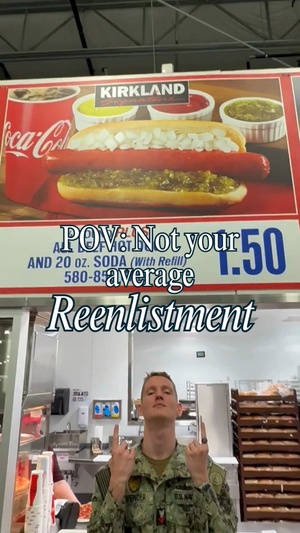 NSA Mechanicsburg Sailor Reenlists, Continues Tradition of Service