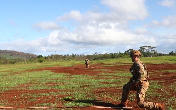 U.S. Army Soldiers Complete live fire component of the Red Leg Competition