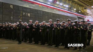 USS San Diego (LPD-22) Change of Command