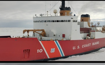 USCGC Polar Star (WAGB 10) conducts unmanned aircraft system (UAS) drone operations during Operation Deep Freeze 2026