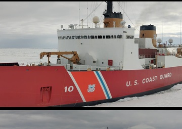 USCGC Polar Star (WAGB 10) conducts unmanned aircraft system (UAS) drone operations during Operation Deep Freeze 2026